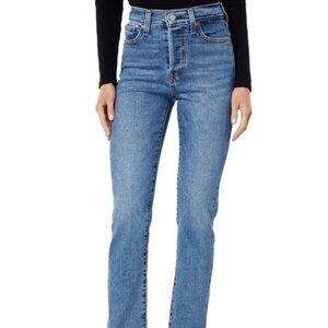 Levi's Wedgie Straight Jeans, Love in The Mist Waist 29, Length 28